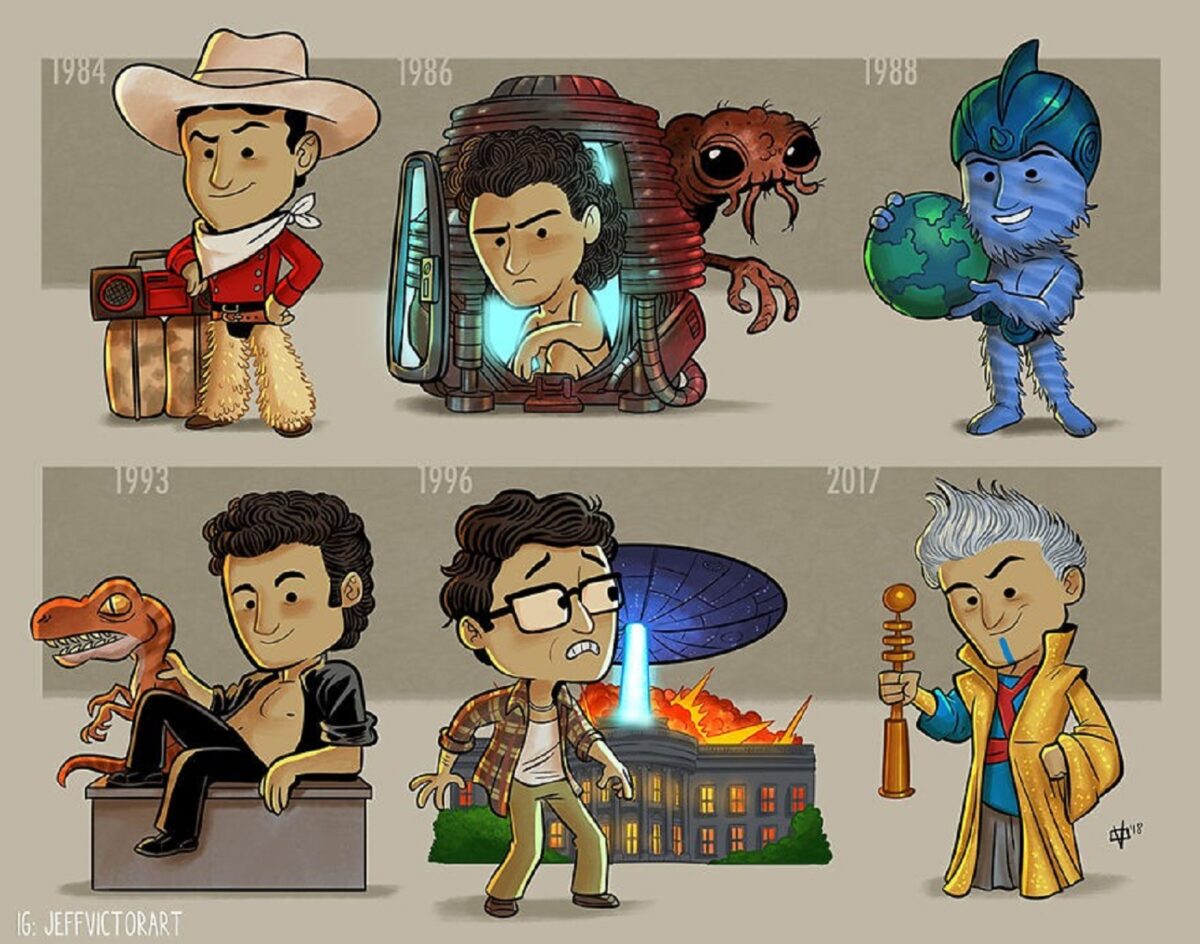 Ilustrador Jeff Victor cria evolucao ilustrada de personagens da cultura pop 4