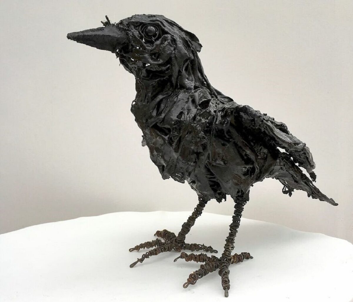 Barbara Franc artista reutiliza materiais e cria esculturas realistas de animais 19