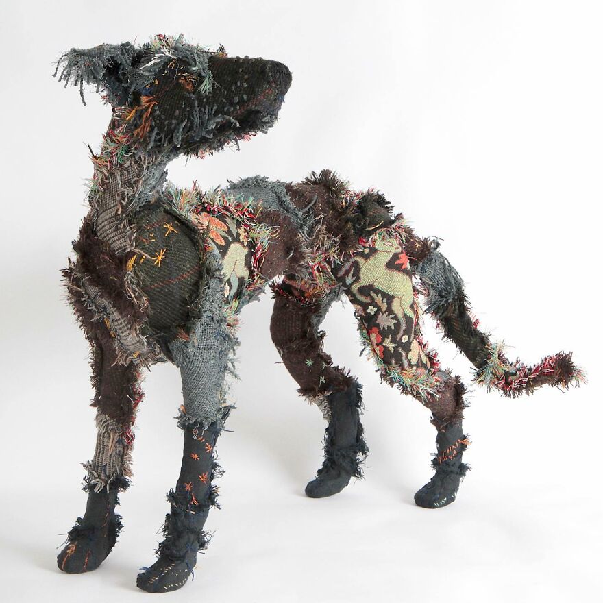 Barbara Franc artista reutiliza materiais e cria esculturas realistas de animais 33