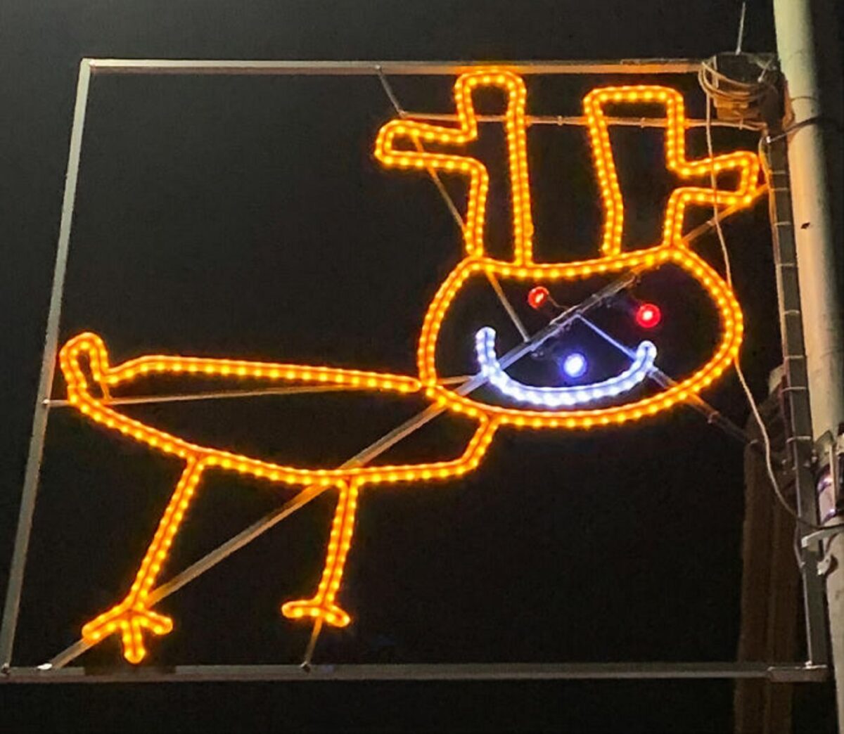Na Escocia as criancas projetam suas luzes de Natal e resultado e adoravel 3