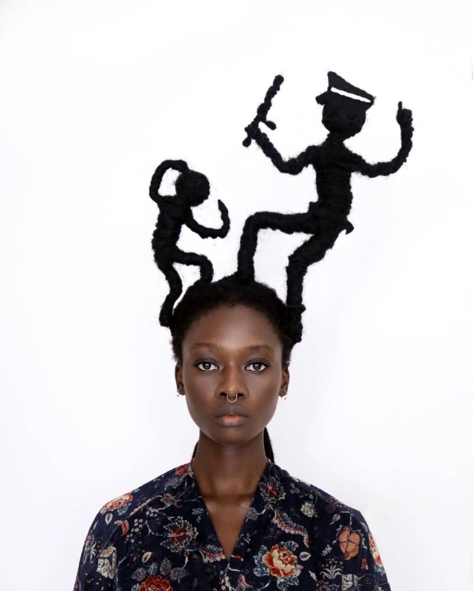 Laetitia Ky artista cria esculturas com o proprio cabelo e exalta beleza crespa 16